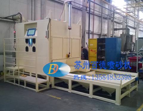 臺(tái)車轉(zhuǎn)盤(pán)高壓式模具專用自動(dòng)噴砂機(jī)